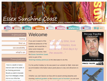 Tablet Screenshot of essex-sunshine-coast.org.uk